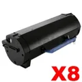 8 x Dell B5460DN, B5465DNF Compatible Toner Cartridge - 25,000 pages