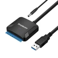 Simplecom USB 3.0 to SATA Adapter Cable Converter with Power Supply - SA236