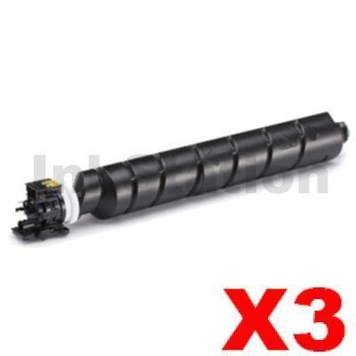 3 x Non-Genuine alternative for TK-8529K Black Toner Cartridge suitable for Kyocera TASKalfa 4052CI 4053CI - 30,000 pages