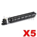 5 x Non-Genuine alternative for TK-8529K Black Toner Cartridge suitable for Kyocera TASKalfa 4052CI 4053CI - 30,000 pages
