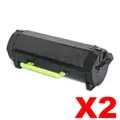2 x Konica Minolta BIZHUB 3300P Compatible TNP36 Toner Cartridge - 10,000 pages (A63V00K)