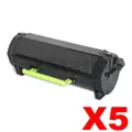 5 x Konica Minolta BIZHUB 3300P Compatible TNP36 Toner Cartridge - 10,000 pages (A63V00K)