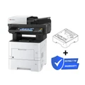 Kyocera M3655idnA 55ppm A4 Monochrome Multifunction Laser Printer (Duplex Print, Copy & Scan) + Extra Paper Tray + Extra 1YR Warranty Bundle