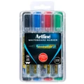 Artline 577 Whiteboard Marker Assorted 4 Pack With Hard Case