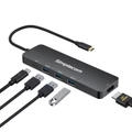 USB-C 5-in-1 Multiport Adapter Docking Station with 3-Port USB 3.0 Hub PD HDMI Simplecom CH545