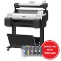 **BONUS INK** Canon imagePROGRAF TM-240 MFP Lm24 24' A1 Large Format Multifunction Printer with Scanner & Stand
