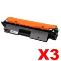 3 x Canon CART-051H Black High Yield Compatible Toner Cartridge - 4,100 pages