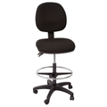 Commercial Grade Medium Back Drafting Chair with 3yr Warranty Rapidline