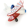 Vilac Red & White Biplane Wooden Toy