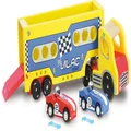 Articulated Lorry with 2 Friction Cars by Vilac