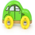 Green Wooden Mini Toy Car