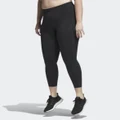 adidas Optime Training Luxe 7/8 Leggings Black 4X - Women Training Leggings,Tights