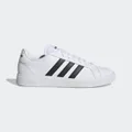 adidas Grand Court TD Lifestyle Court Casual Shoes White / Black / White M 7 / W 8 - Men Lifestyle Trainers