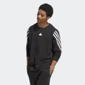 adidas Future Icons 3-Stripes Long Sleeve Tee Black M - Men Lifestyle Shirts