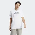 adidas All SZN Graphic Tee White 2XL - Men Lifestyle Shirts