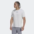 adidas Terrex Multi Tee White 2XL - Men Hiking,Outdoor Shirts