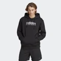 adidas ALL SZN Fleece Graphic Hoodie Black XS - Men Lifestyle Hoodies