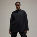 adidas Y-3 Natural Spacer Loose Long Sleeve Tee Black M - Women Lifestyle Shirts