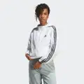adidas Essentials 3-Stripes Woven Windbreaker White / Black XS - Women Lifestyle Jackets