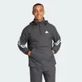 adidas Future Icons 3-Stripes Woven Windbreaker Black 2XL - Men Lifestyle Jackets