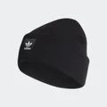 adidas Adicolor Cuff Beanie Black OSFM - Unisex Lifestyle Headwear