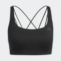 adidas CoreFlow Medium-Support Bra Black / Carbon XS D-DD - Women Training Sports Bras