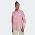 adidas Nylon Long Sleeve Shirt Bliss Pink 10 - Women Lifestyle Shirts
