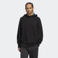 adidas Premium Essentials Knit Hoodie Black M - Men Lifestyle Hoodies