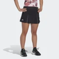 adidas Club Tennis Pleated Skirt Black L - Women Tennis Skirts