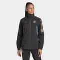 adidas Germany Condivo 22 Rain Jacket Black S - Women Football Jackets