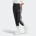 adidas Essentials 3-Stripes Woven 7/8 Pants Black / White M - Women Lifestyle Pants