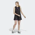 adidas Melbourne Tennis Dress Black / Multicolor S - Women Tennis Dresses