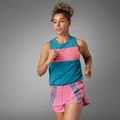 adidas Break the Norm Running Shorts Pink Fusion L - Women Running Shorts