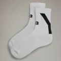 adidas Y-3 Hi Socks White M - Unisex Lifestyle Socks & Leg Warmers