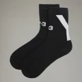 adidas Y-3 Hi Socks Black M - Unisex Lifestyle Socks & Leg Warmers