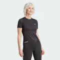 adidas Ultimate Knit Tee Black M - Women Running Shirts