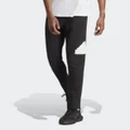 adidas Future Icons Badge of Sport Pants Black / White S - Men Lifestyle Pants