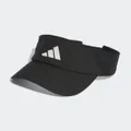 adidas AEROREADY Visor Black / White OSFM - Unisex Training Headwear