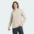 adidas Sportswear ALL SZN Long Sleeve Tee Wonder Beige 2XL - Men Lifestyle T Shirts,Shirts