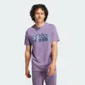 adidas Tiro Graphic Tee Shadow Violet L - Men Lifestyle T Shirts,Shirts