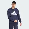 adidas Essentials Fleece Big Logo Sweatshirt Ink XL - Men Lifestyle Sweatshirts