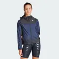 adidas Adizero Running Lightweight Jacket Black / Ink L - Women Running Jackets