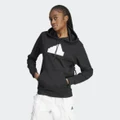 adidas Future Icons Badge of Sport Bomber Hoodie Black L - Women Lifestyle Hoodies