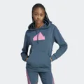 adidas Future Icons Badge of Sport Bomber Hoodie Arctic Night XS - Women Lifestyle Hoodies