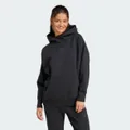 adidas Z.N.E. Winterized Hoodie Black XS - Women Lifestyle Hoodies