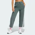 adidas Future Icons 3-Stripes Open Hem Pants Legend Ivy S - Women Lifestyle Pants