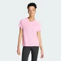 adidas AEROREADY Train Essentials Minimal Branding Crewneck Tee Bliss Pink L - Women Training Shirts