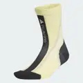 adidas adidas by Stella McCartney Crew Socks Blush Yellow / Black / New Rose M - Women Training Socks & Leg Warmers