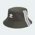 adidas Adicolor Classic Stonewashed Bucket Hat Black / White OSFW - Unisex Lifestyle Headwear