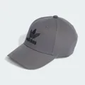 adidas TREFOIL BASEBALL CAP Grey OSFW - Unisex Lifestyle Headwear